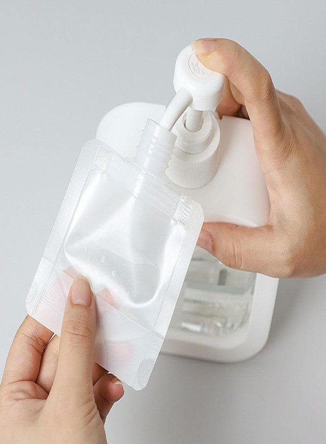 KALLORY 13Pack Travel Pouches for Toiletries,TSA Approved,Portable Containers,Stand Up Pouch,Refillable Travel Accessories for Shampoo Conditioner Lotion Soap Liquids (30/50/100ml) - Image 5